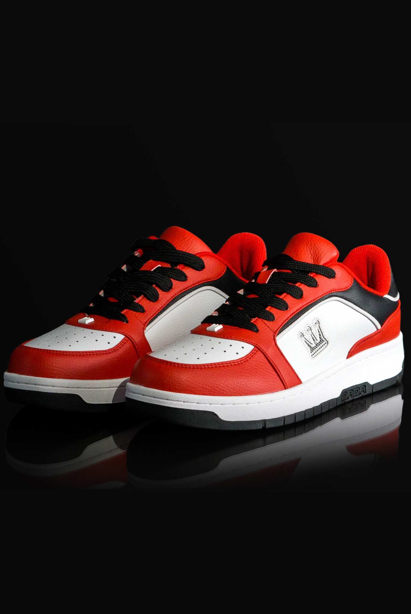 Dada Supreme Court Combat Sneaker Low Black/Red