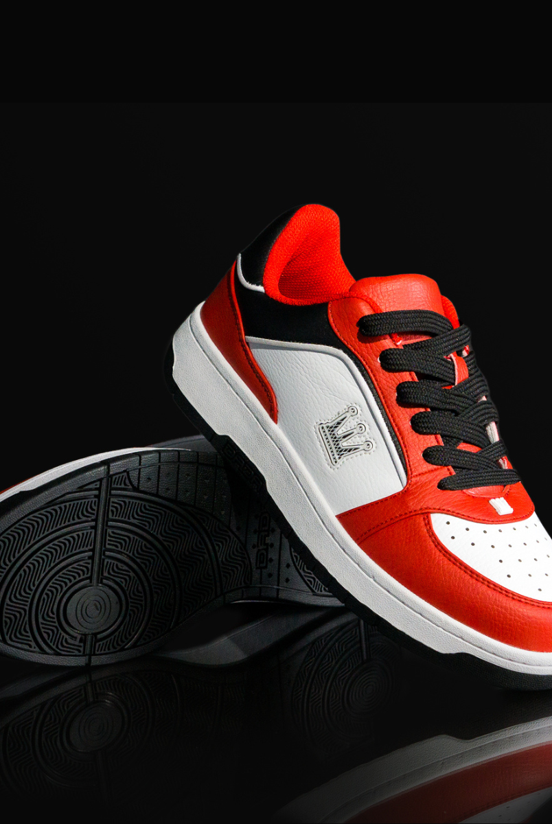 Dada Supreme Court Combat Sneaker Low Black/Red