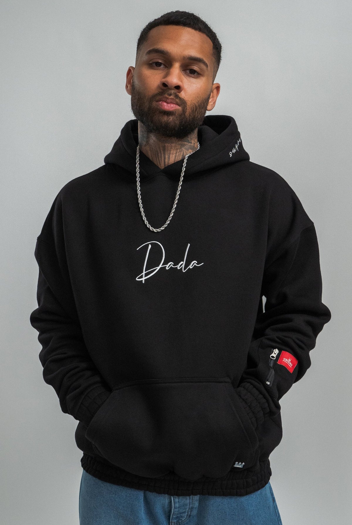 Dada Supreme Signature Logo Heavy Hoodie Black