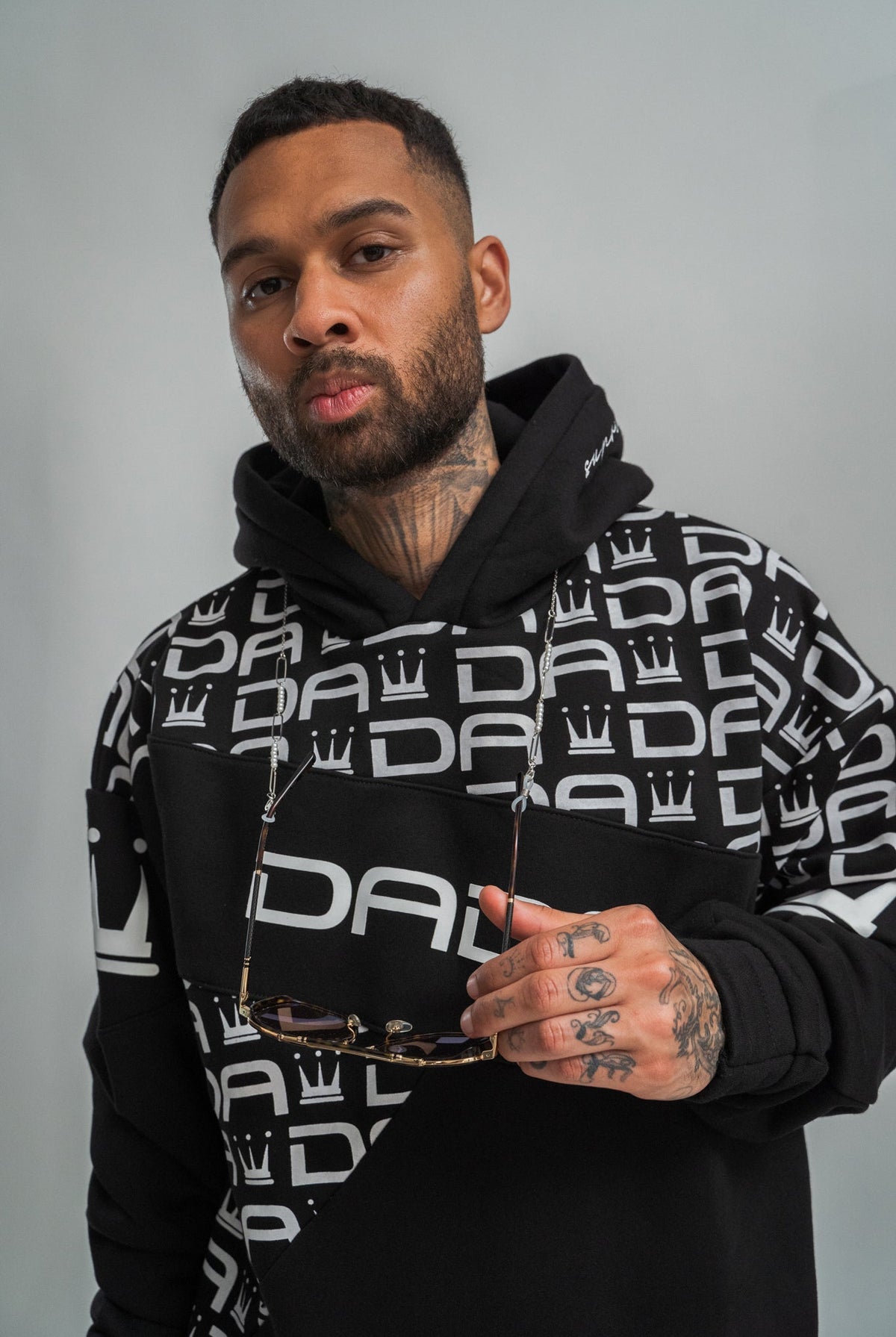 Dada Supreme Gaga Logo Hoodie Black