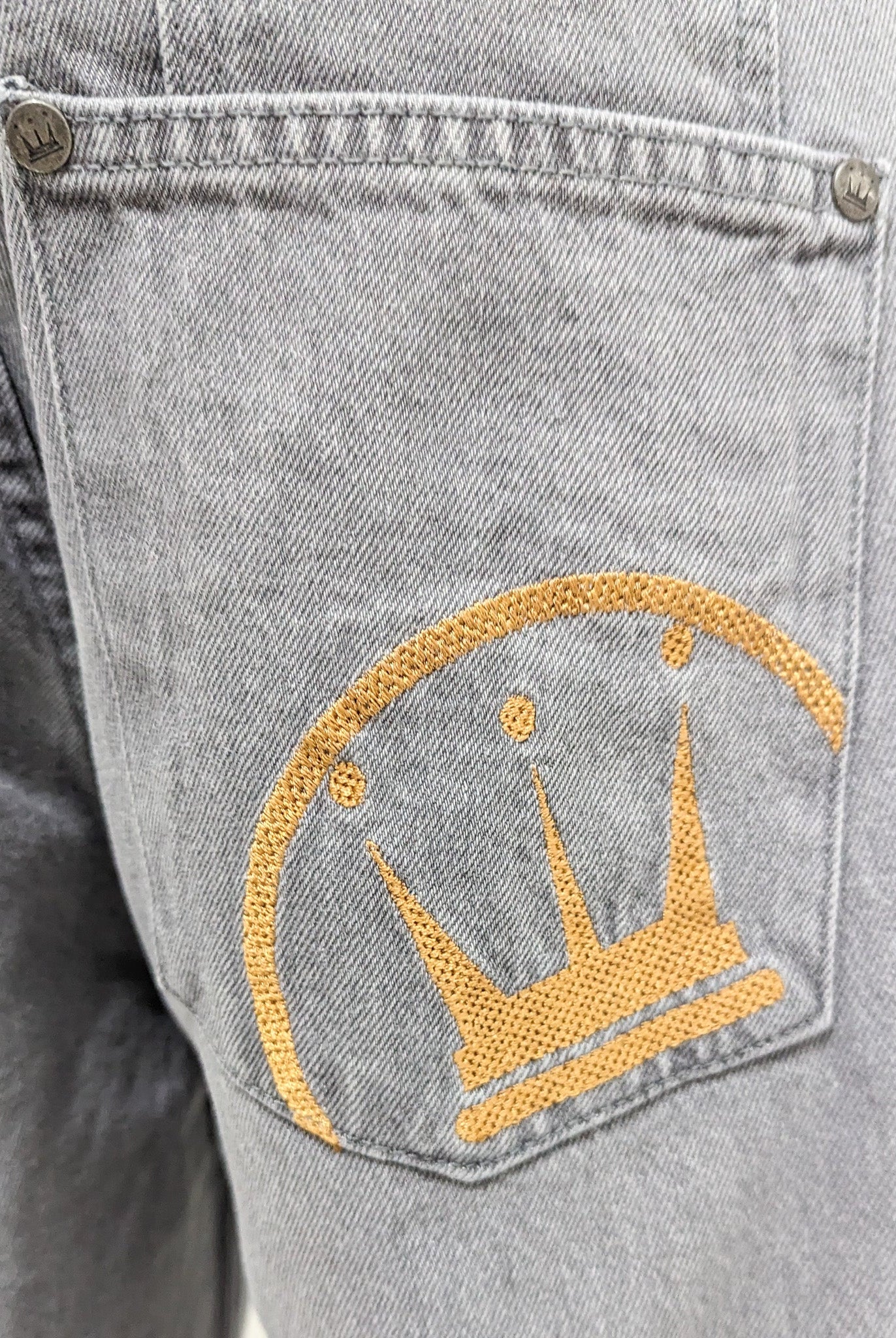DADA Supreme Freedom Baggy Fit Jeans Grey