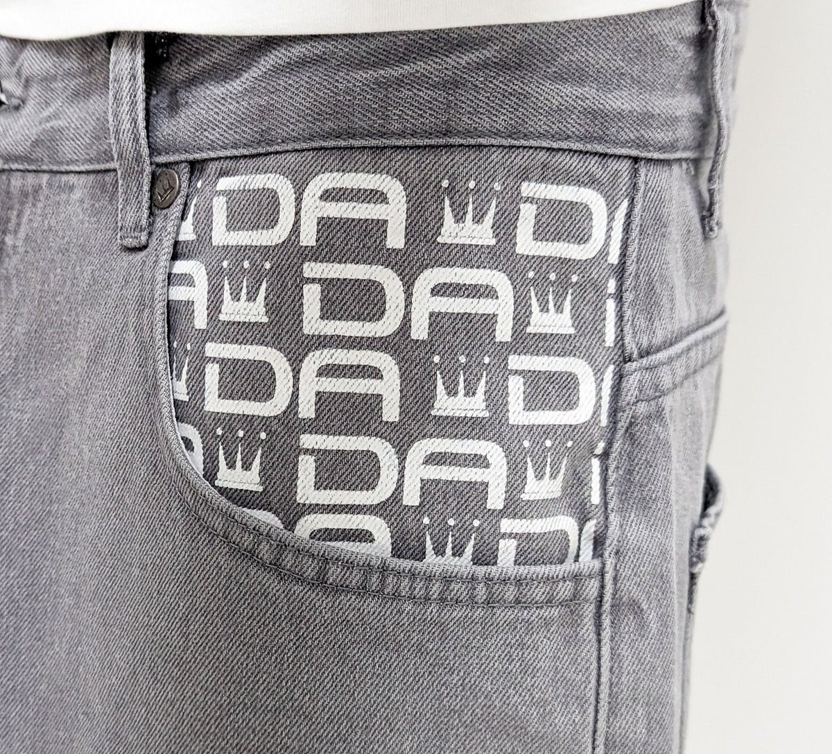 DADA Supreme Minimalist Loose Fit Jeans Grey