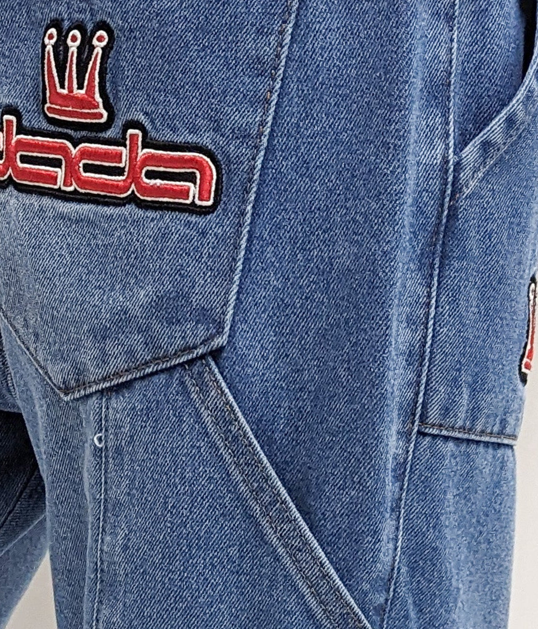 DADA Supreme Worker Slim Cargo Jeans Light Blue