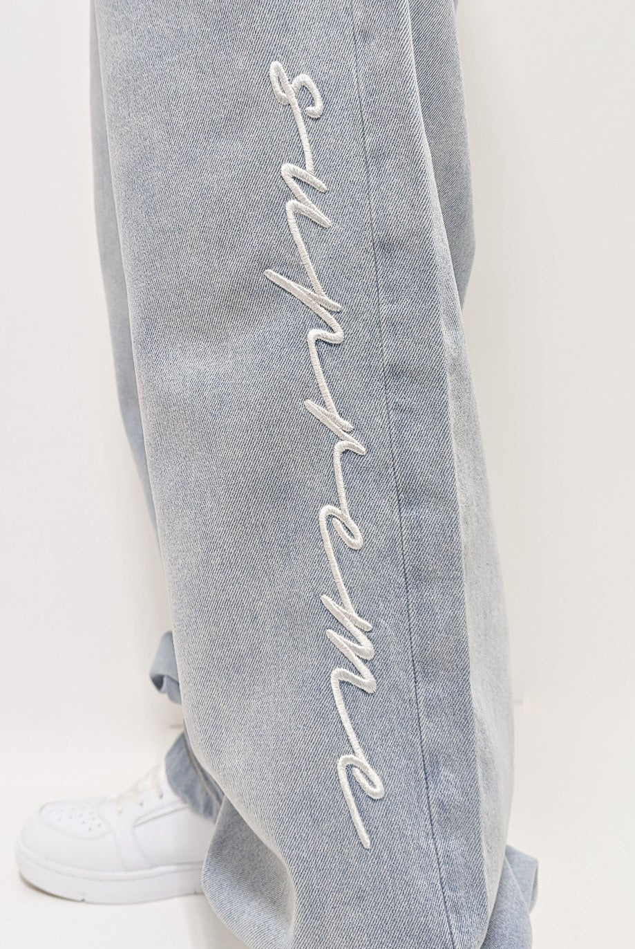 DADA Supreme Supreme Baggy Fit Jeans Light Blue