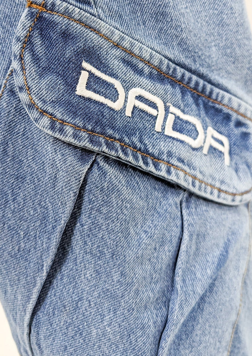 Dada Supreme Daydream Cargo Jeans 2.0 Light Blue - Soulsideshop
