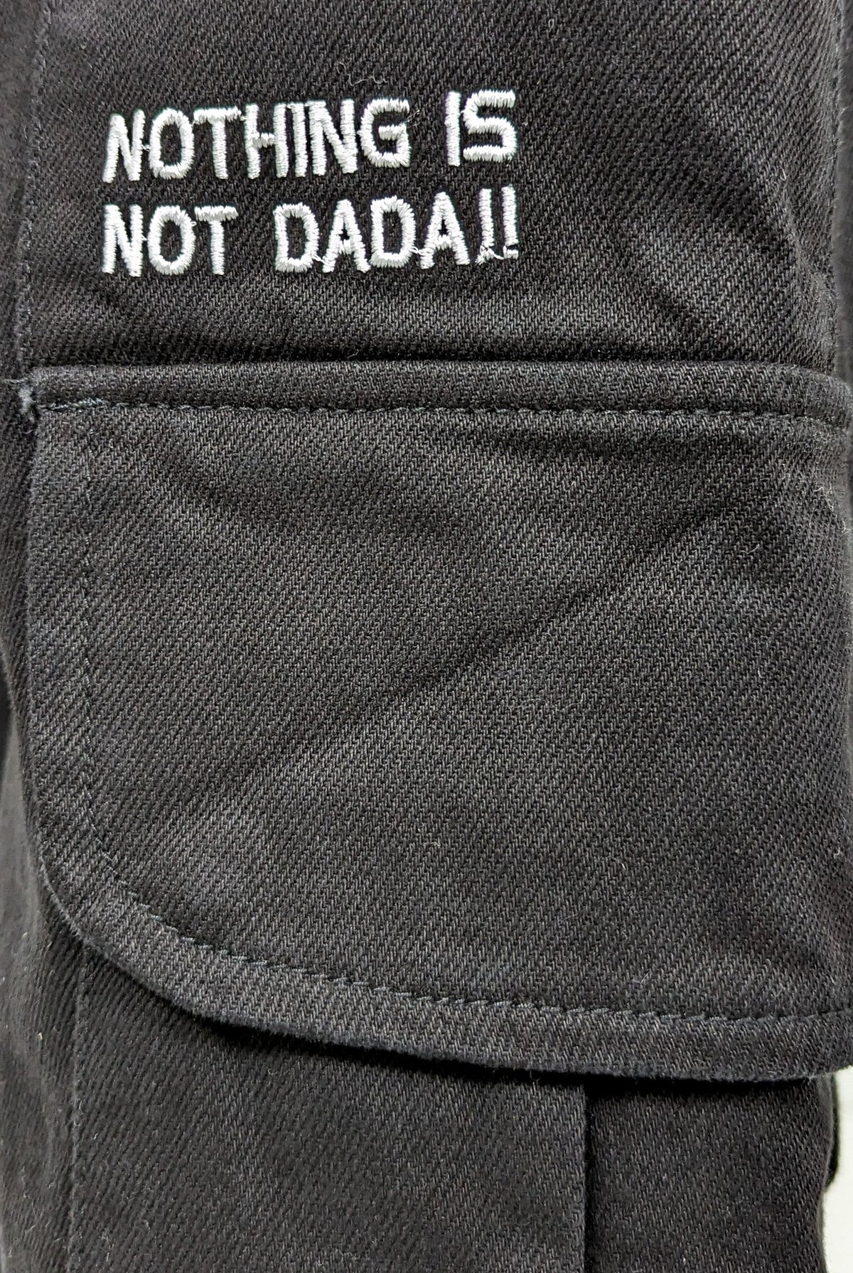 DADA Supreme Worker Cargo Baggy 2.0 Jeans Black - Soulsideshop