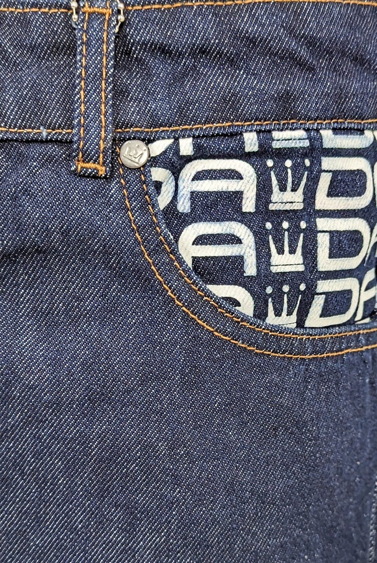 DADA Supreme Minimalist Loose Fit Jeans Raw Blue - Soulsideshop