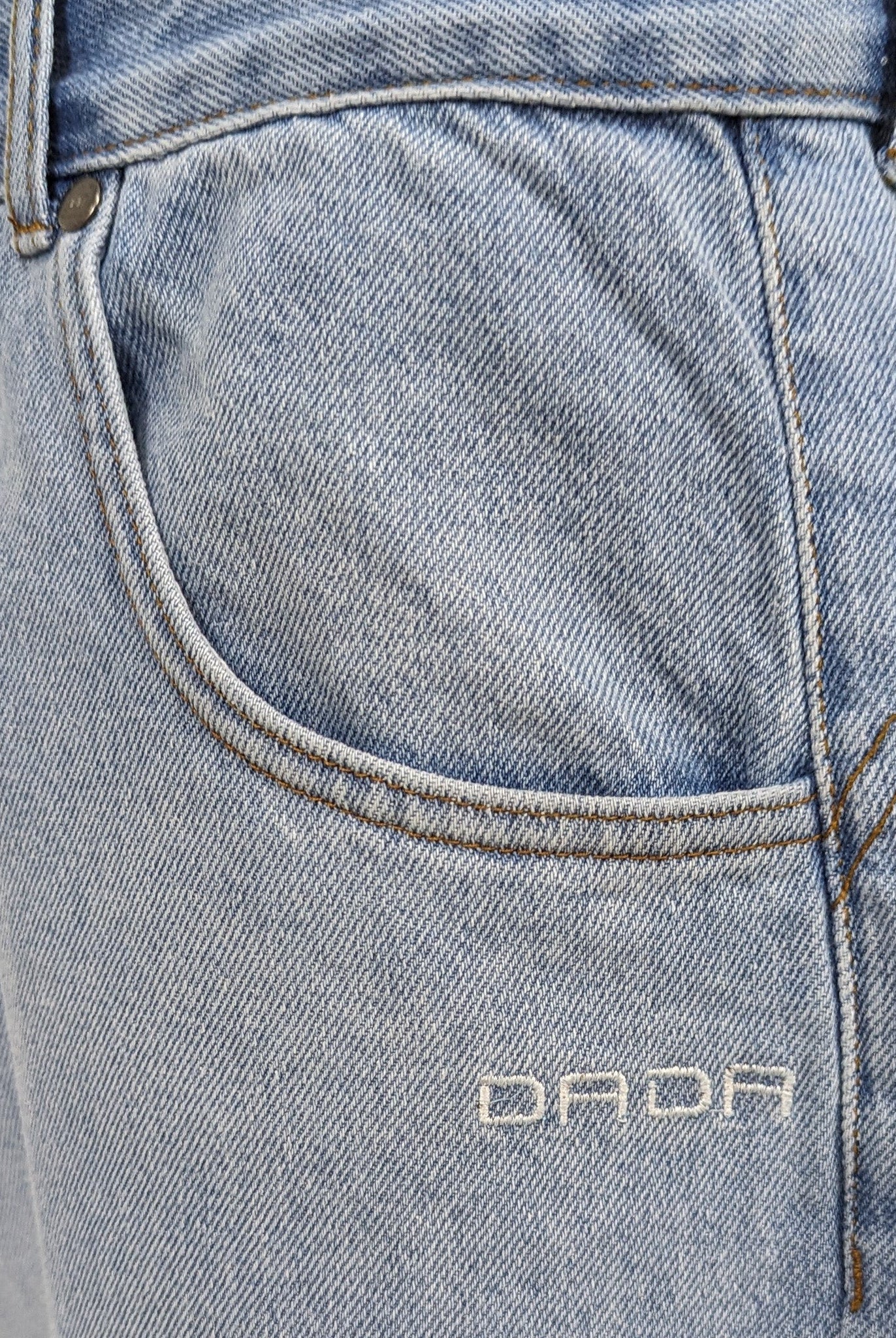 DADA Supreme Freedom Baggy Fit Jeans Ice Blue - Soulsideshop