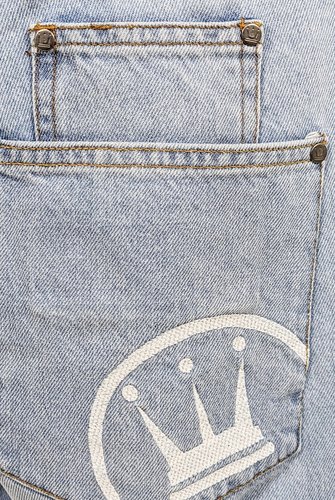 DADA Supreme Freedom Baggy Fit Jeans Ice Blue - Soulsideshop