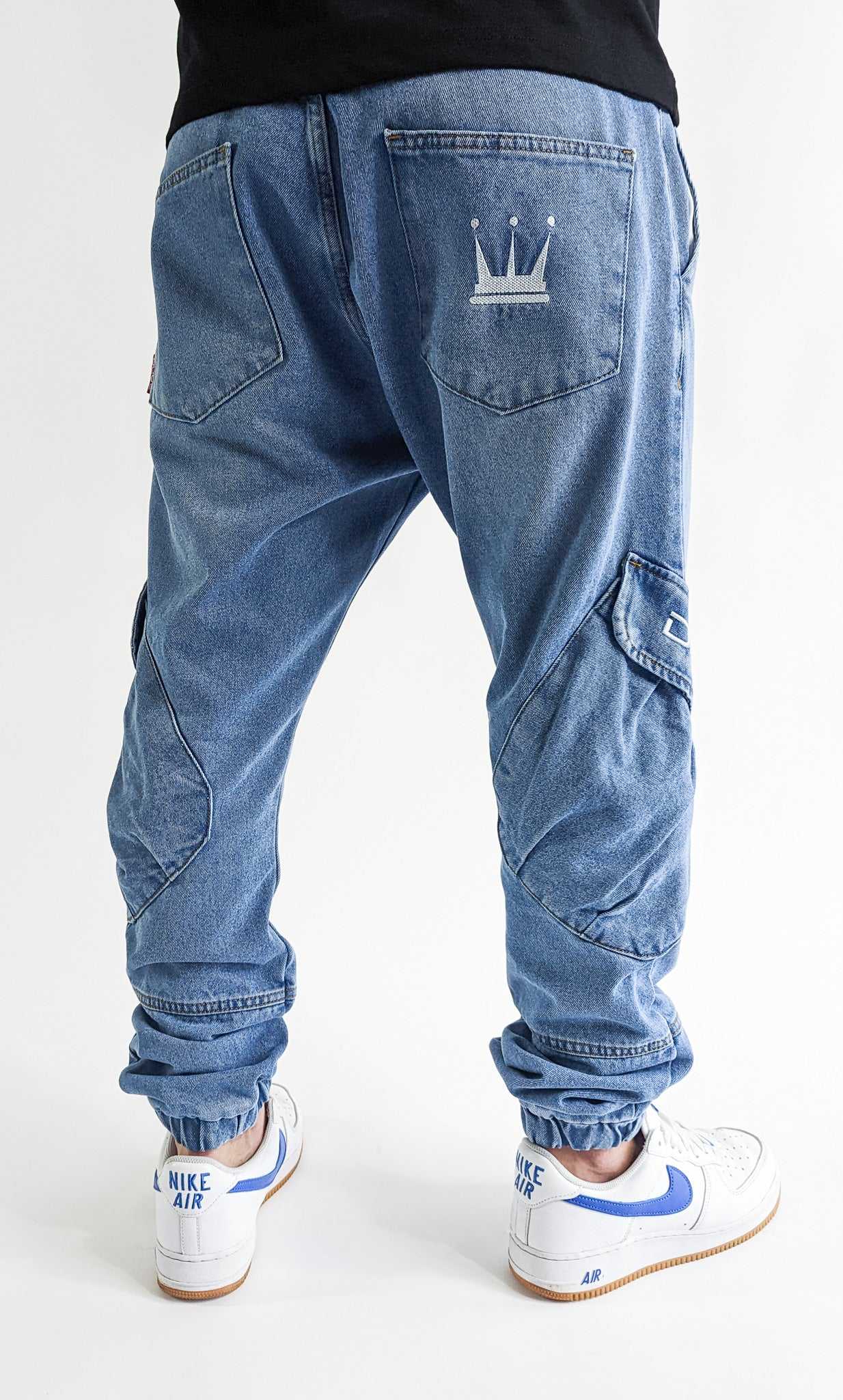 Dada Supreme Daydream Cargo Jeans Light Blue