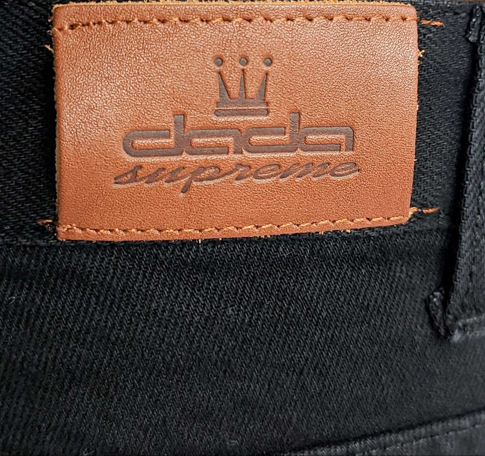 DADA Supreme Minimalist Loose Fit Jeans Black