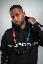 Dada Supreme Taping Hoodie Black