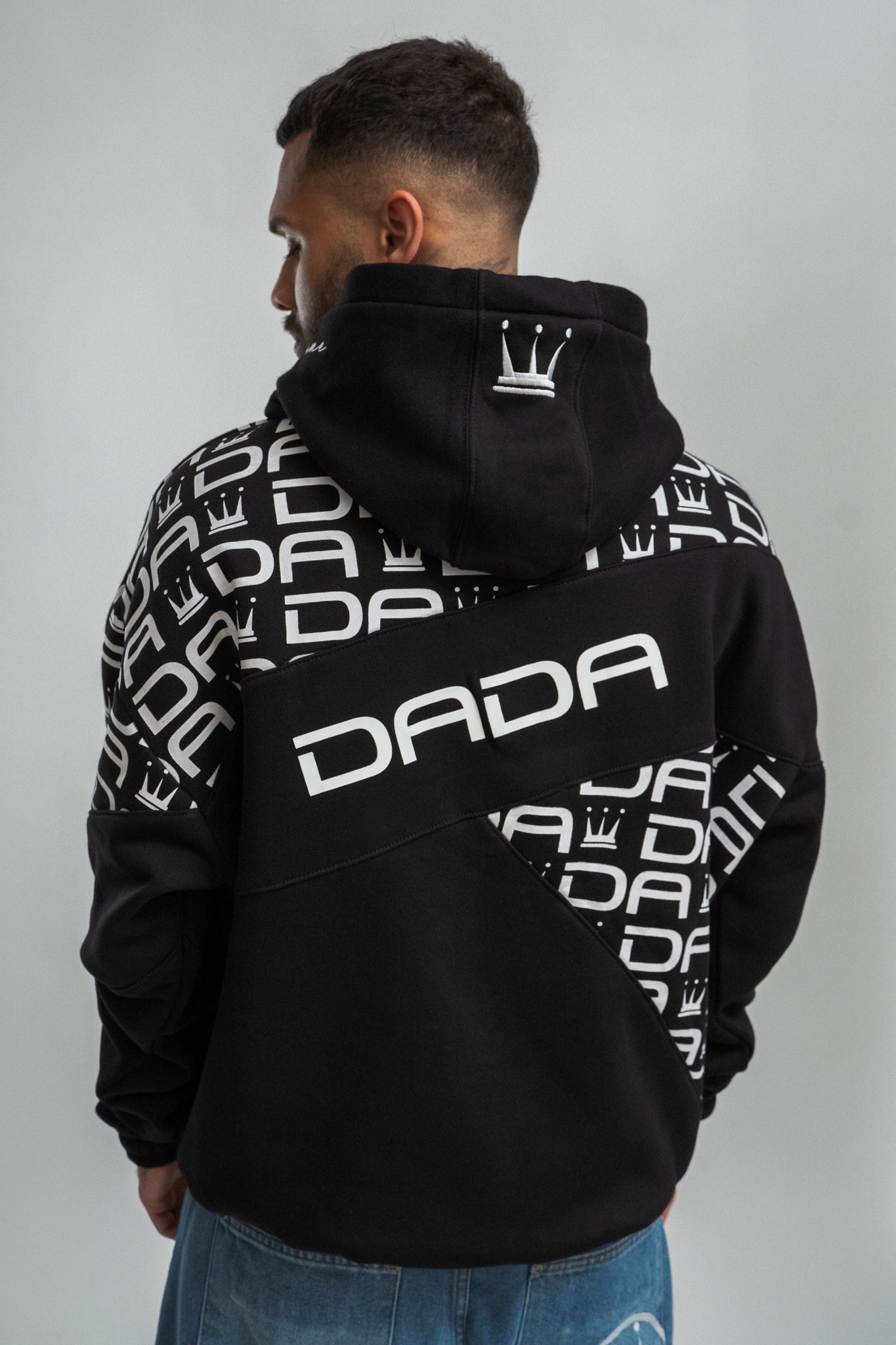 Dada Supreme Gaga Logo Hoodie Black