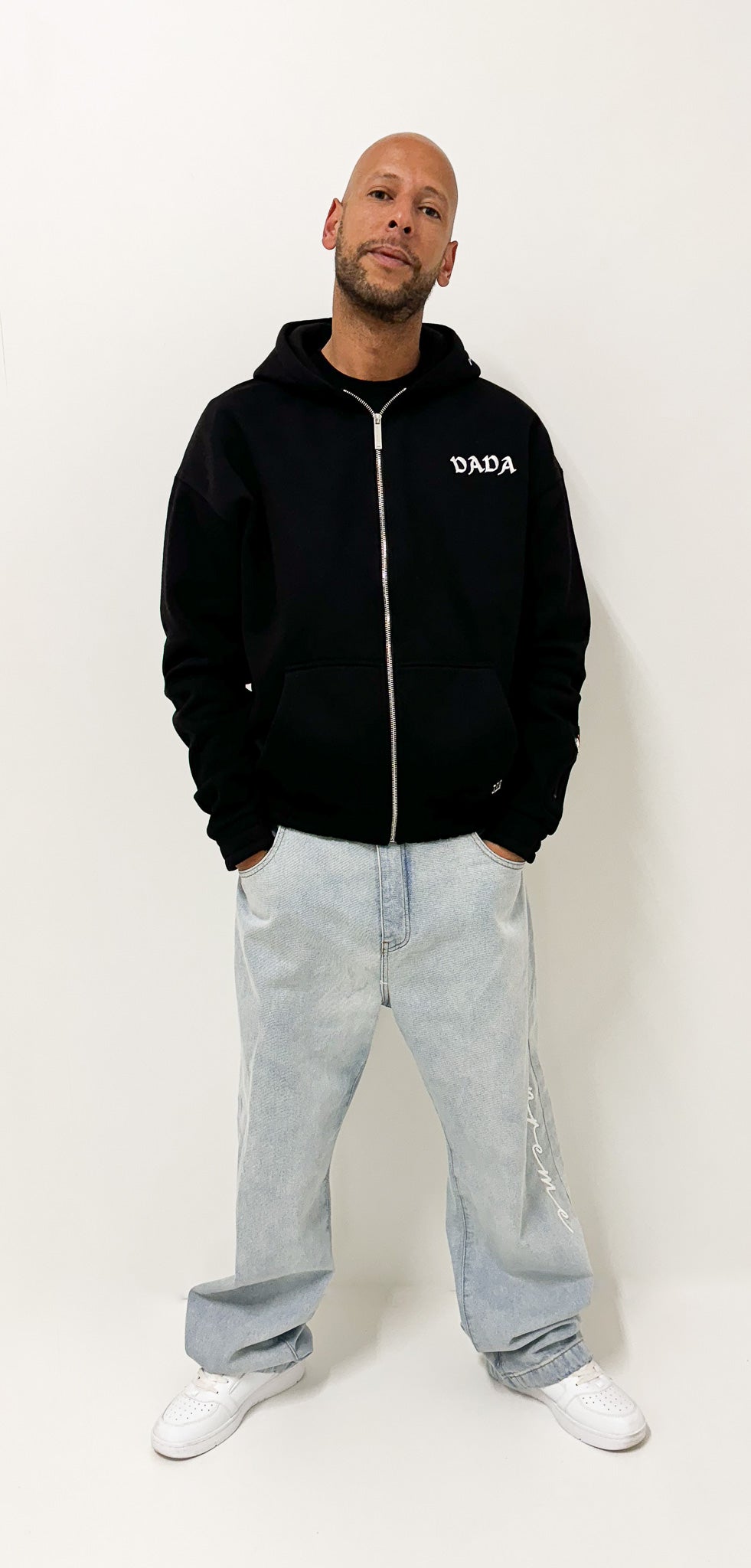 Dada Supreme Embo Logo Zip Hoody Black