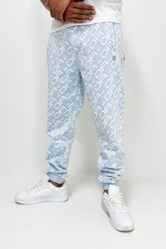 Dada Supreme All Over Sweatpants Baby Blue