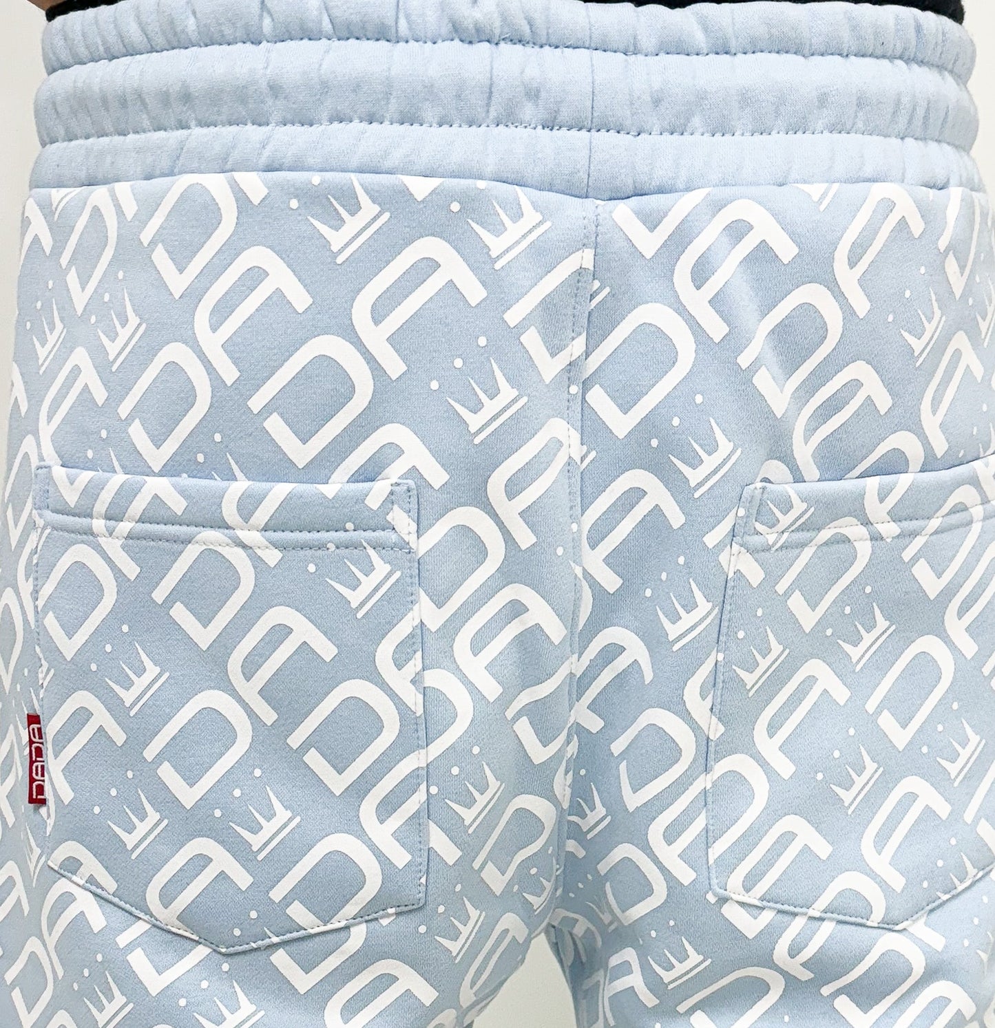 Dada Supreme All Over Sweatpants Baby Blue