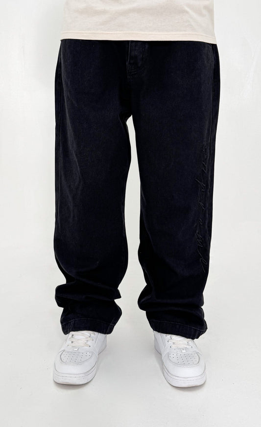 Dada Supreme Freedom Baggy Fit Jeans Ultra Black - Soulsideshop