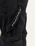 DADA Supreme Worker Slim Cargo Jeans Black