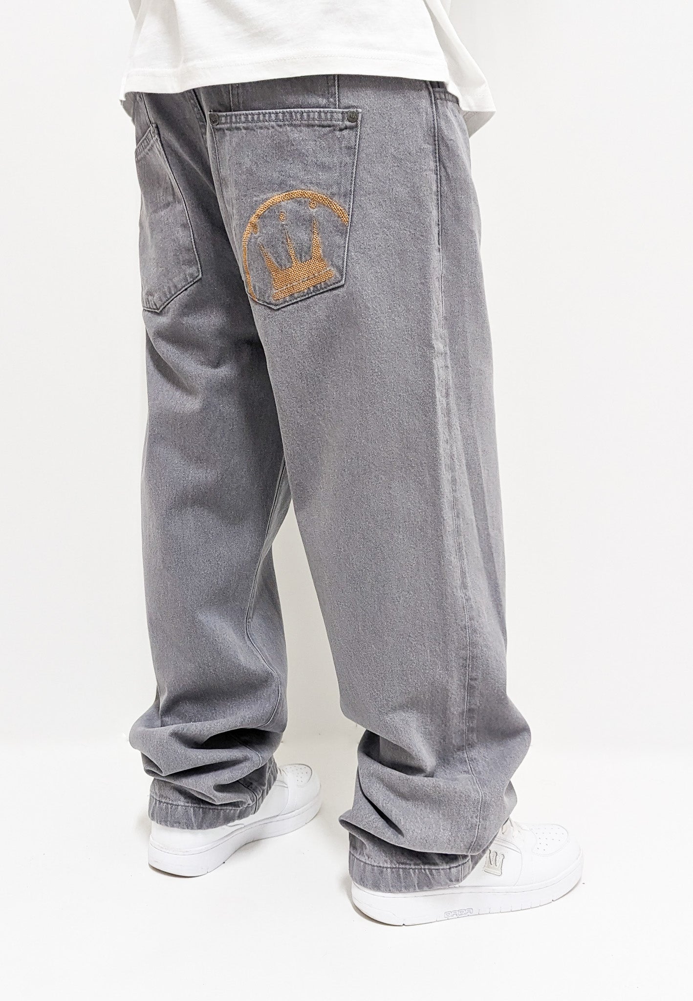 DADA Supreme Freedom Baggy Fit Jeans Grey