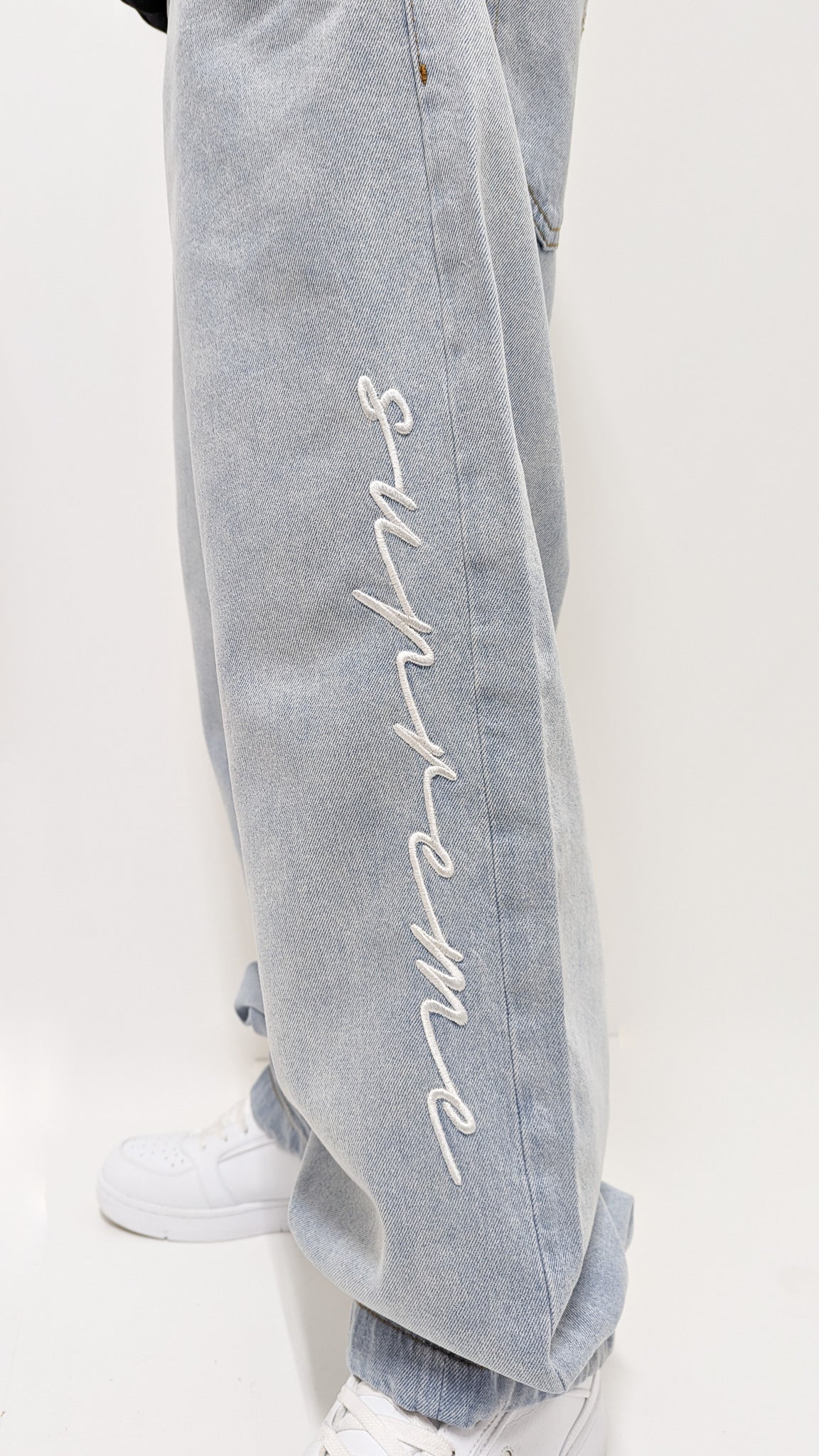 DADA Supreme Supreme Baggy Fit Jeans Light Blue