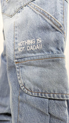 DADA Supreme Worker Cargo Baggy 2.0 Jeans Blue - Soulsideshop