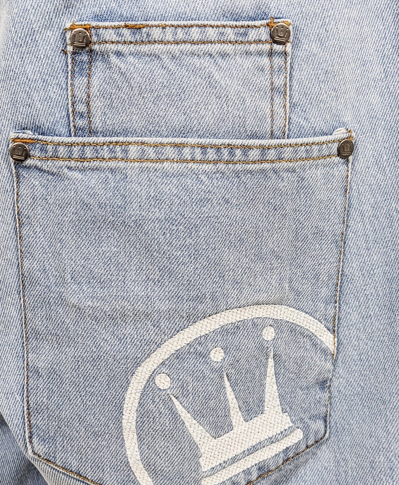 DADA Supreme Freedom Baggy Fit Jeans Ice Blue - Soulsideshop